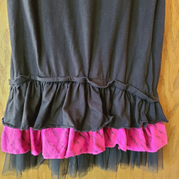 D-Signed Disney Dress XL Black Pink Ruffle - Picture 7 of 7